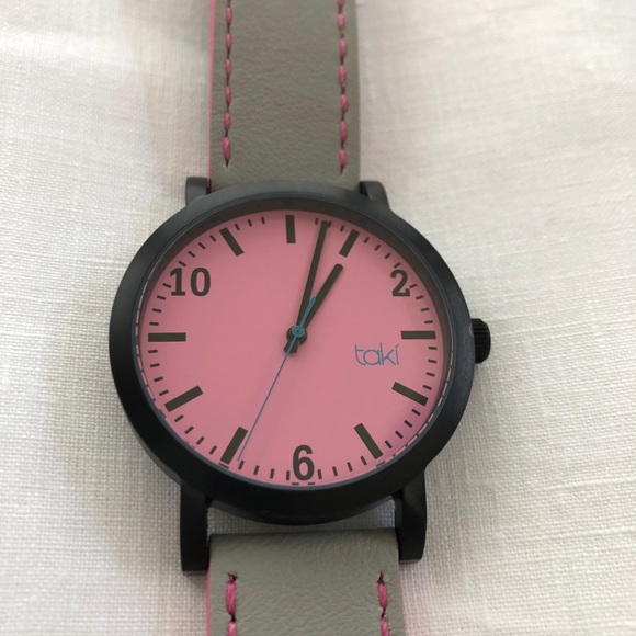 Taki Jewelry - Taki Calhoun Watch in Pink/Grey